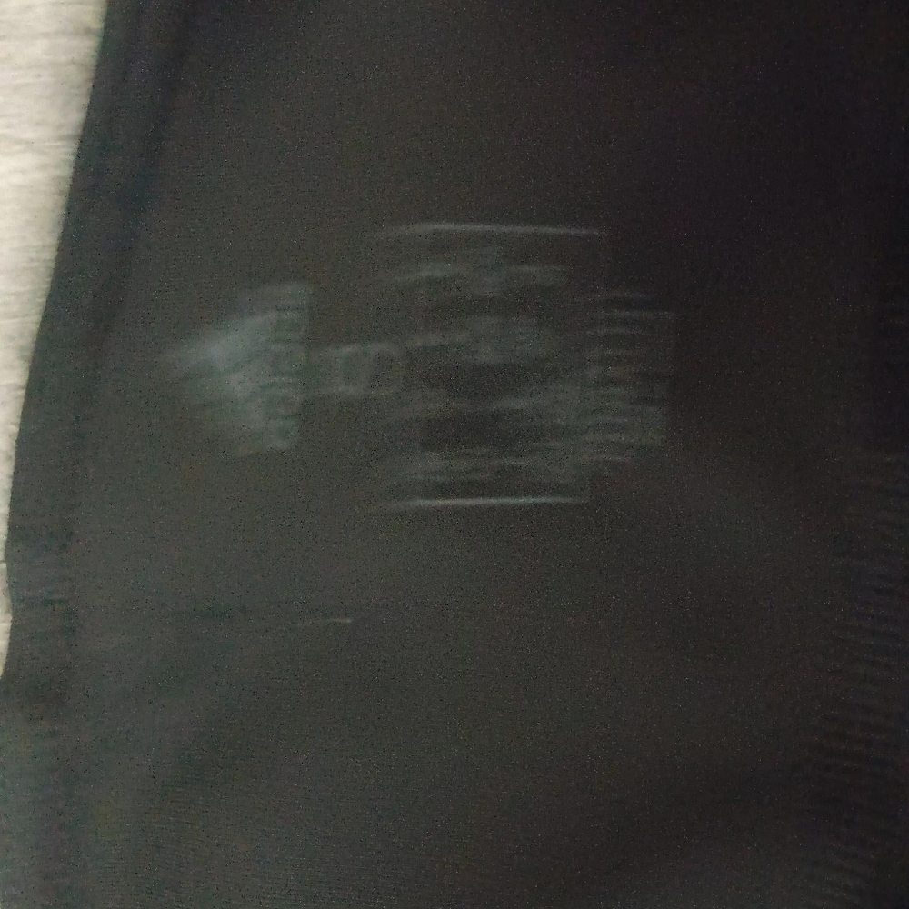 NWOT Women's Adidas Black and White Striped Leggings - Picture 3 of 3